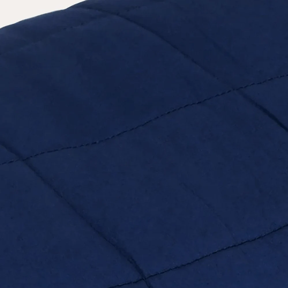 JUDYY Coperta Ponderata Blu 155x220 cm 7 kg Tessuto,Coperte da Letto,Coperta Ponderata,Coperta ponderata Benessere Antistress-350740