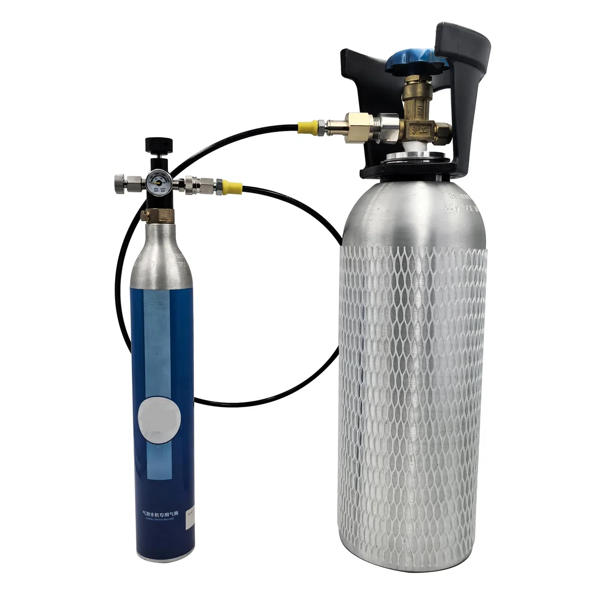 DRYHTEN Set di tubi di riempimento di CO2 con manometro TR21-4