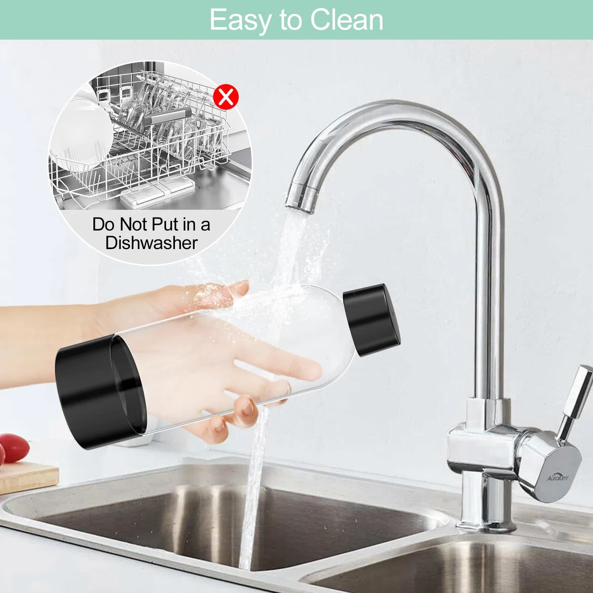4 pezzi Bottiglie per la Produzione di Soda, Bottiglie per Carbonatazione Compatibile con Isoda Drinkmate Cocosoda, Senza BPA, Riutilizzabili, in PET, Nero e Bianco, per Macchina per Soda