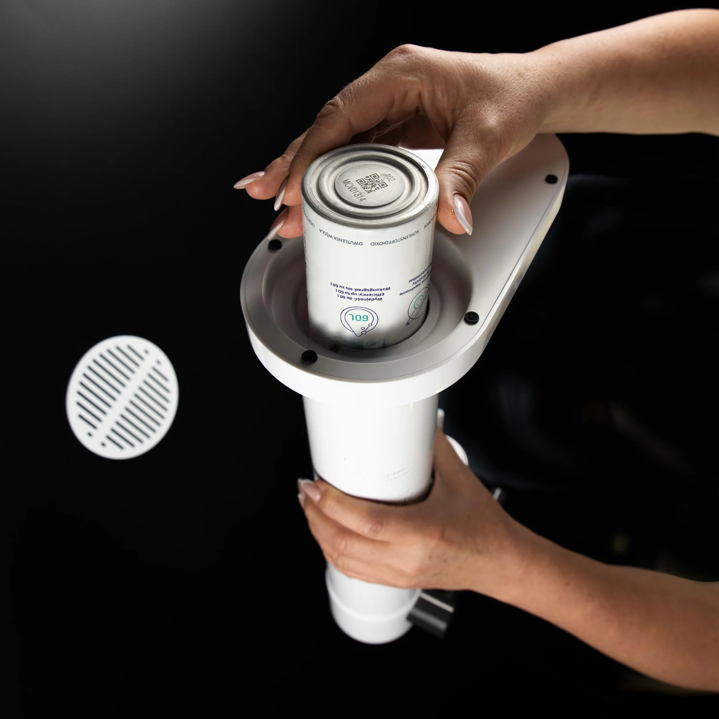 AquaFloow Cilindro CO₂ per Gasatore d’acqua Premium 600 ml, Cartuccia per Acqua Frizzante, Cilindro fino a 60 L, Ricambio Compatibile con SodaStream, Aarke- 2 pezzi