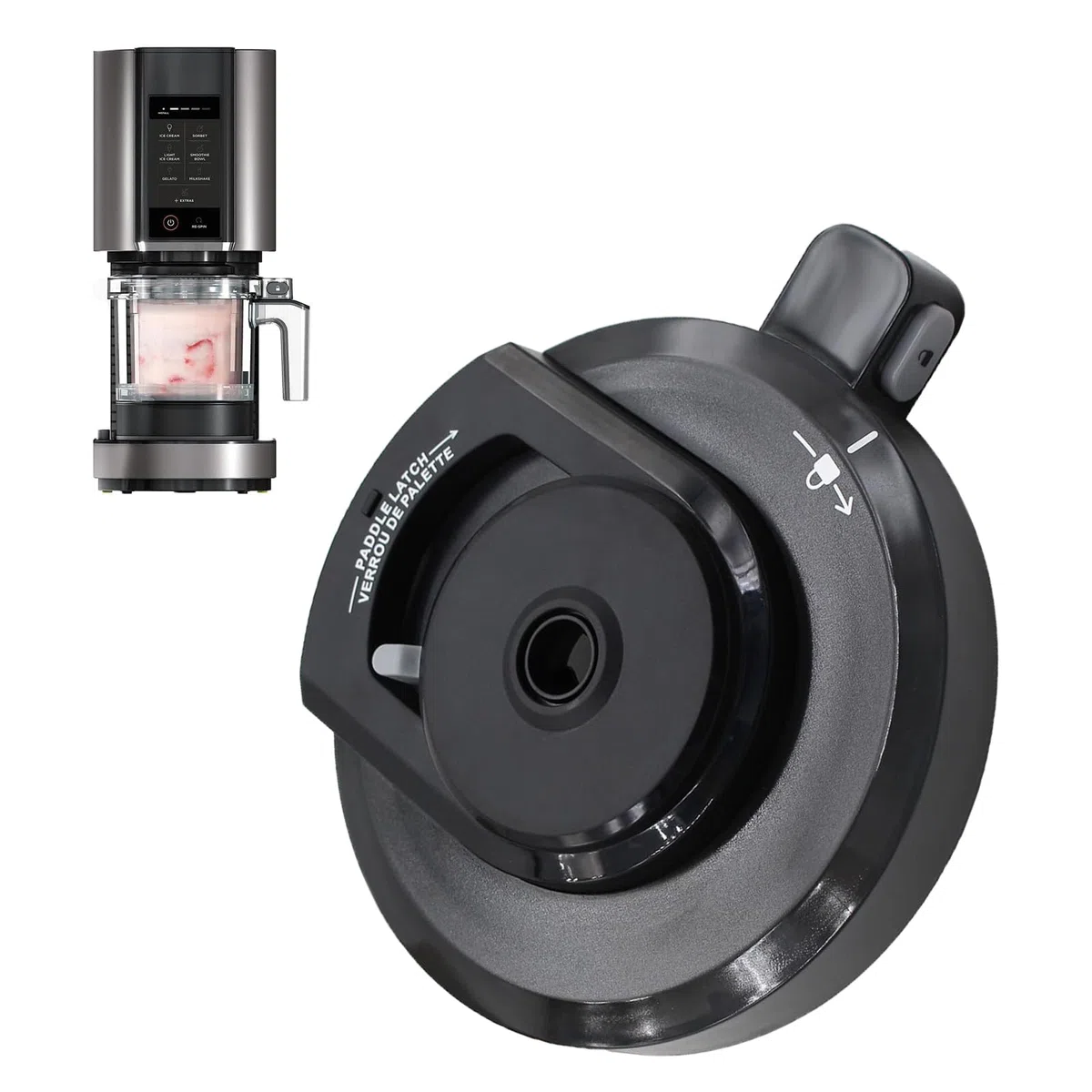 Coperchio esterno per gelatiera Ninja per macchina gelatiera ninja creami compatibile con Nc299amz/Nc301/Nc300, coperchio di ricambio riutilizzabile