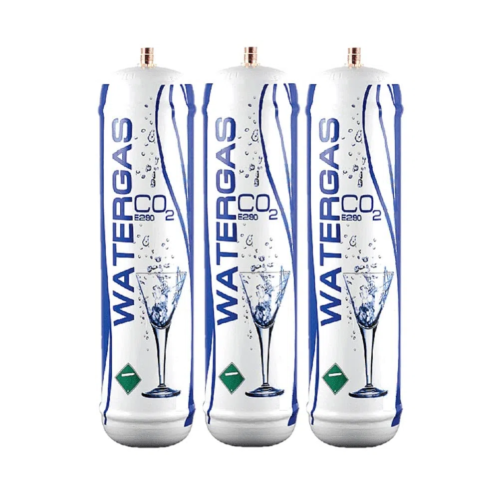 BELLEROFONTE - Bombole CO2 600g per Gasatore – Set Risparmio 3 Pezzi – E290 Alimentare M11x1 – Fino a 120L per Bombola – Compatibile Universale – Made in Italy