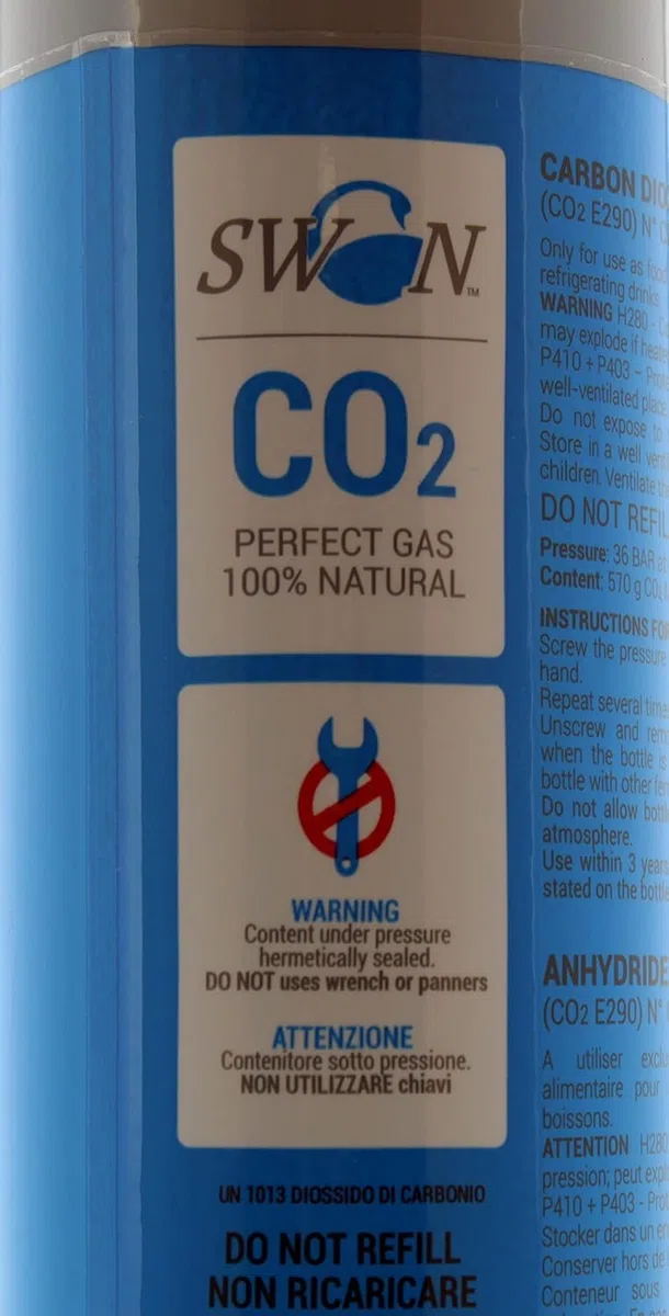 Bombole CO2 600g E290 per Gasatore Acqua Frizzante – Attacco M11x1 Compatibile Universale – Set Risparmio 8 Pezzi - Certificata TUV