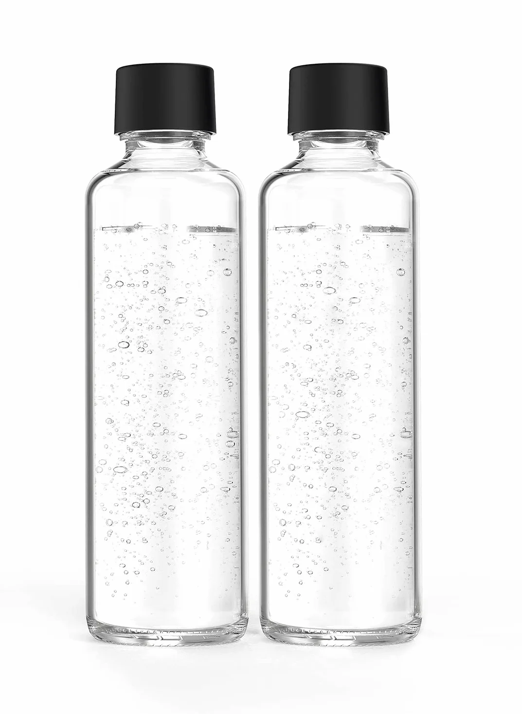 Sodapop Set di bottiglie di vetro Logan, bottiglie di ricambio adatte esclusivamente per spruzzatore d'acqua Logan, 2 X 850 ml
