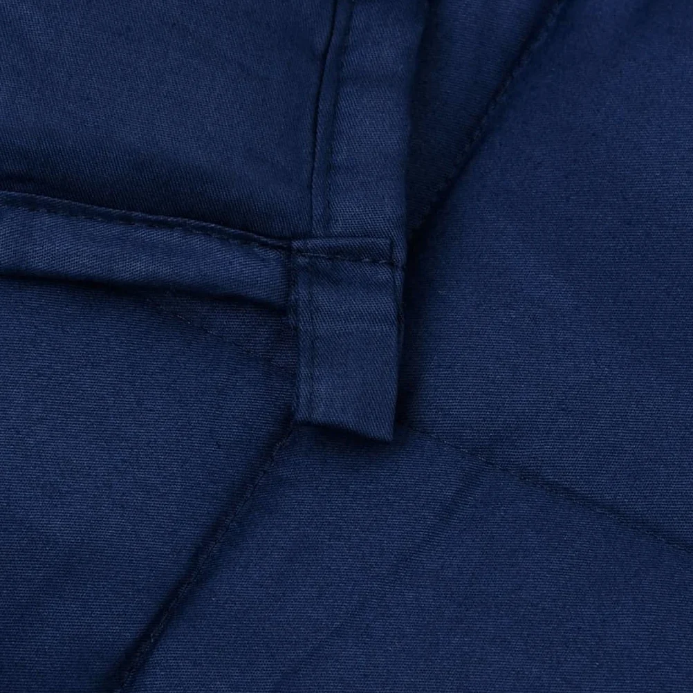 JUDYY Coperta Ponderata Blu 155x220 cm 7 kg Tessuto,Coperte da Letto,Coperta Ponderata,Coperta ponderata Benessere Antistress-350740