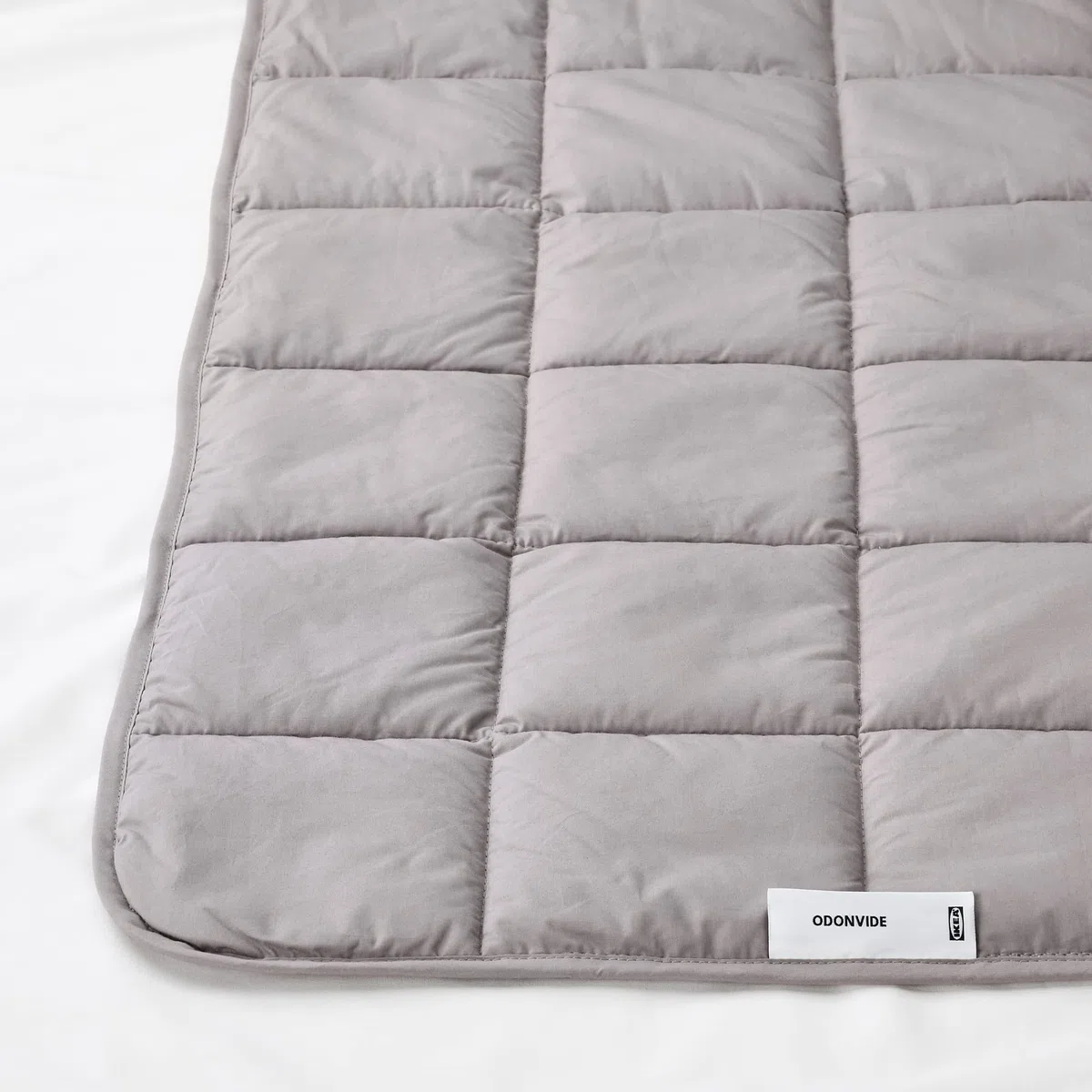 Ikea Coperta ponderata ODONVIDE, luce calda, 150x200 cm 6 kg, grigio scuro